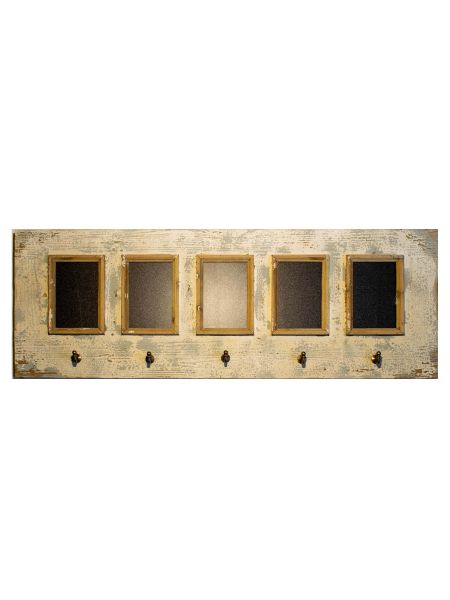 Perchero pizarron con ganchos