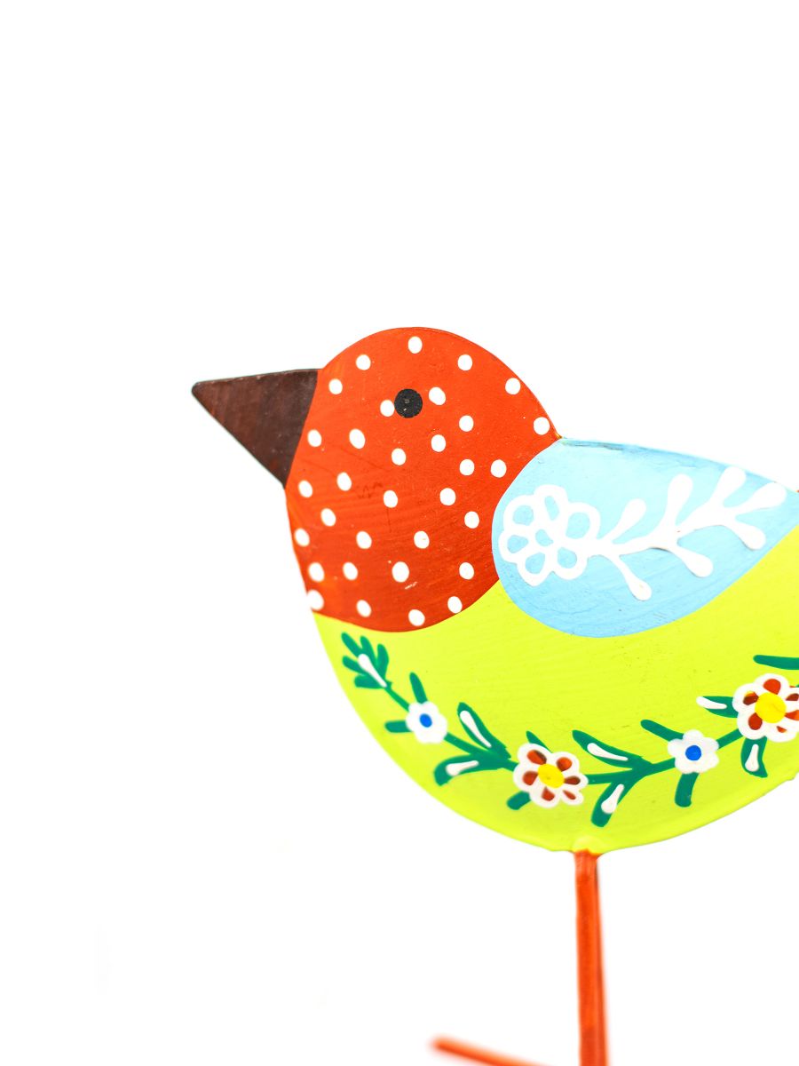 Pajarito vintage verde