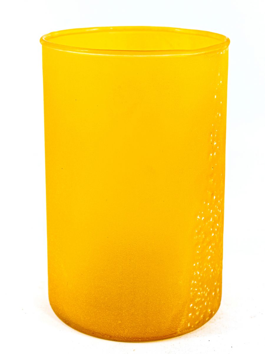 Fanal De Vidrio Color Ambar