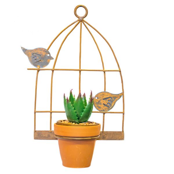 Macetero jaula x1