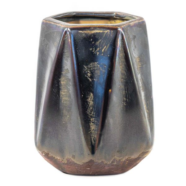 Florero Chocolate Triangulo