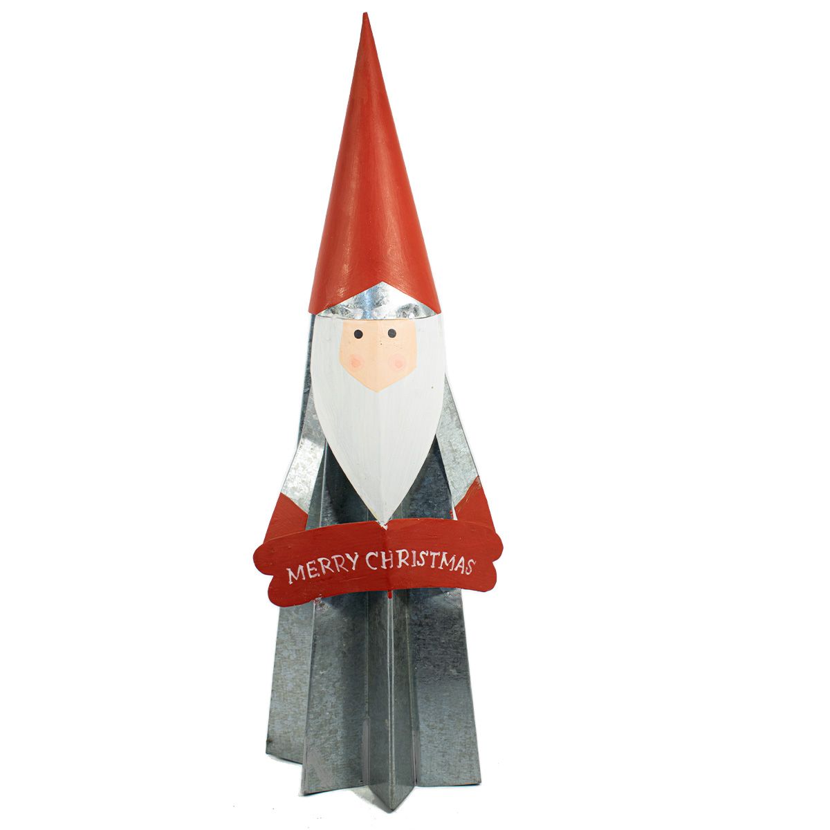 Papa Noel Metal IVSA Venta mayorista de objetos de decoración.