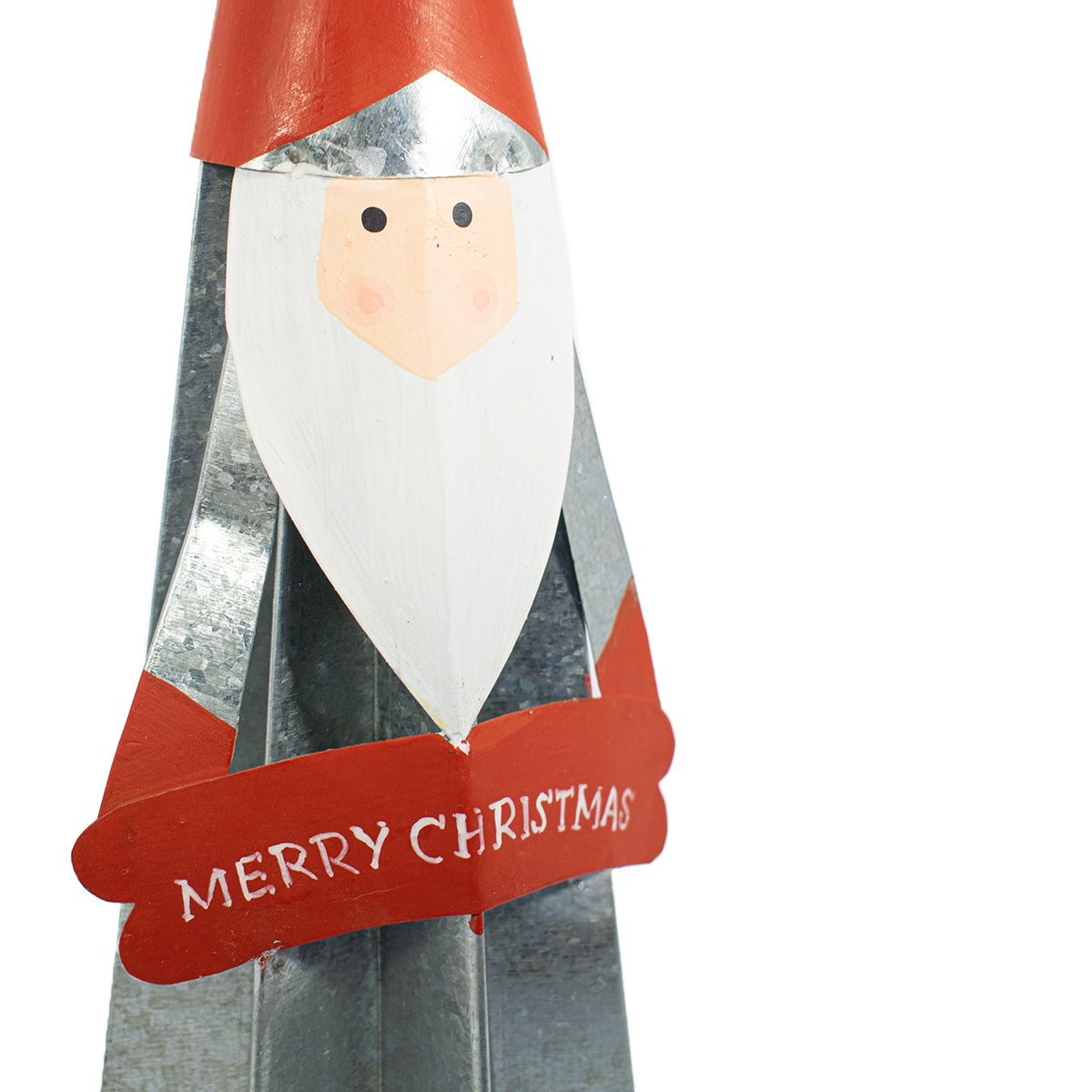 Papa Noel Metal IVSA Venta mayorista de objetos de decoración.