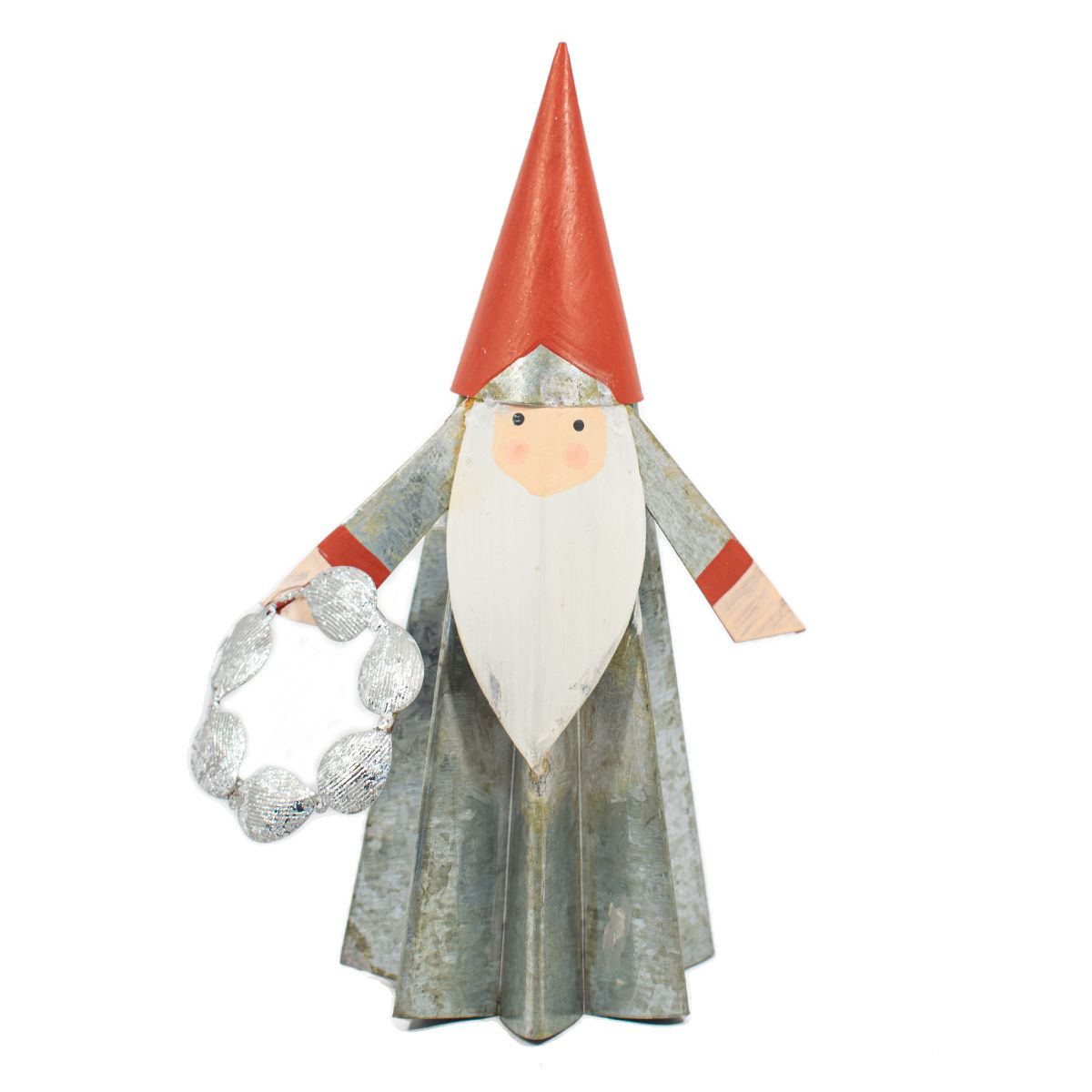Papa Noel Metal IVSA Venta mayorista de objetos de decoración.