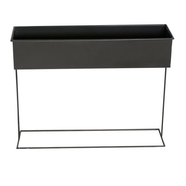 Macetero De Chapa Pie Rect. Chico