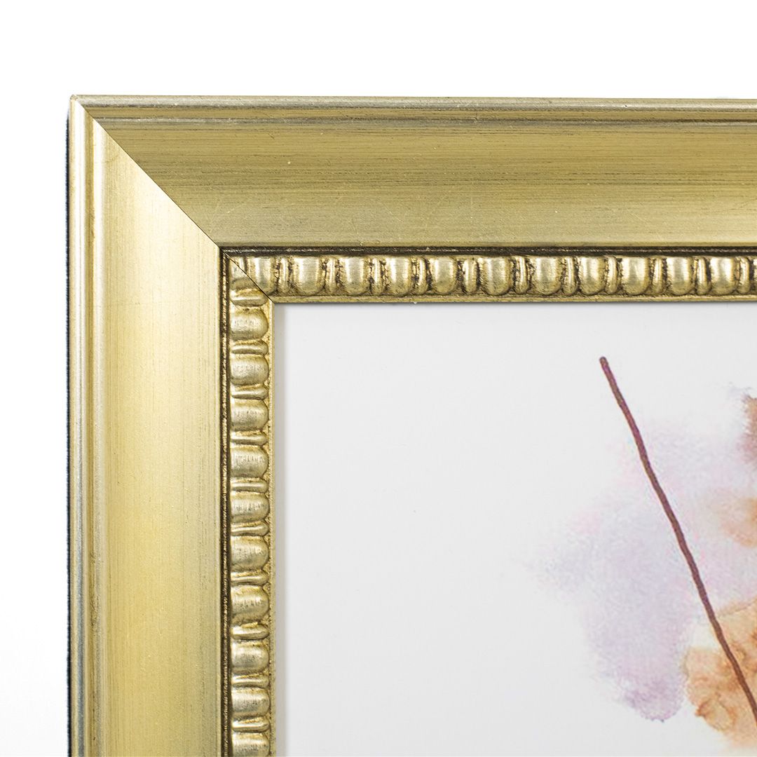 PORTARETRATO  DORADO CON BORDE TALLADO