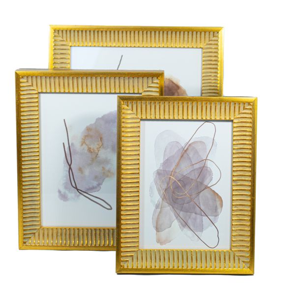 PORTARETRATO MARCO ORO RAYADO