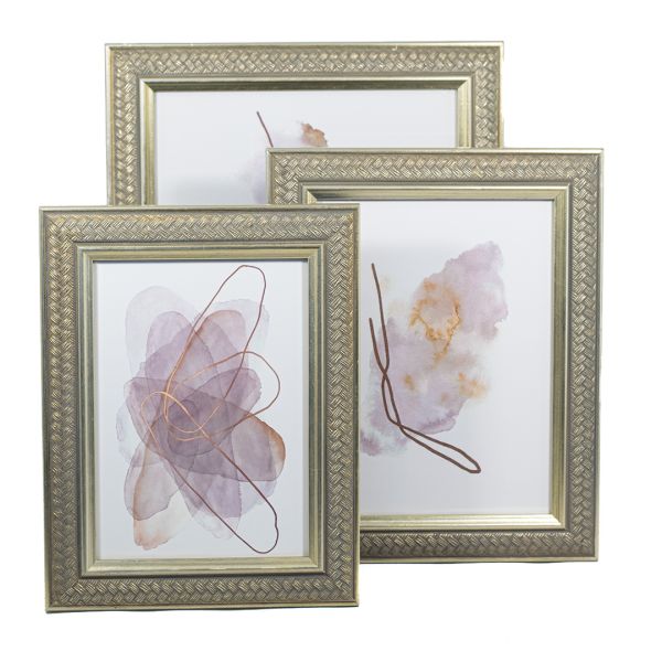 PORTARETRATO MARCO PLATEADO TRAMADO