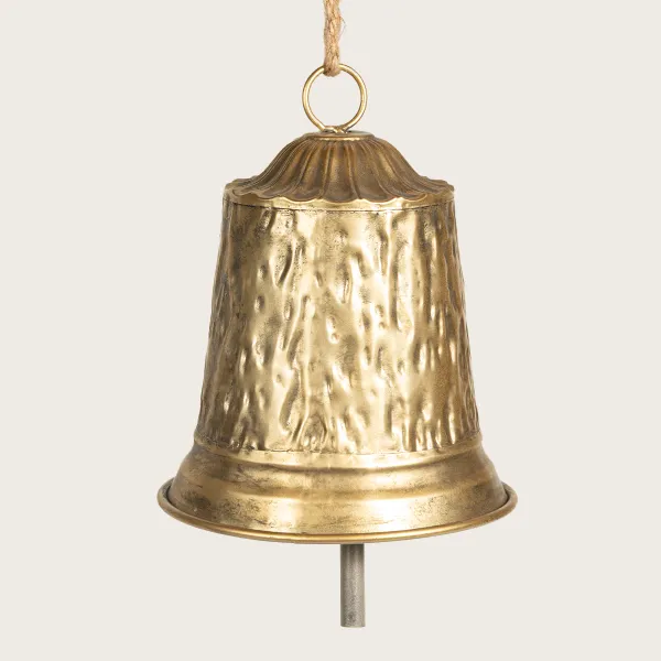 CAMPANA METAL DORADA