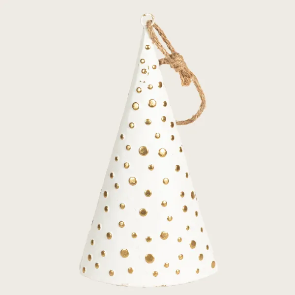 CENCERRO METAL BLANCO LUNARES