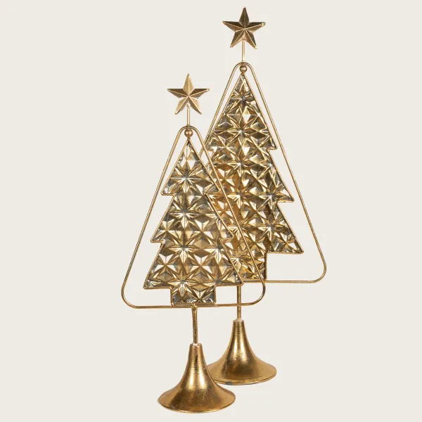 PINO DORADO METAL ESTRELLAS