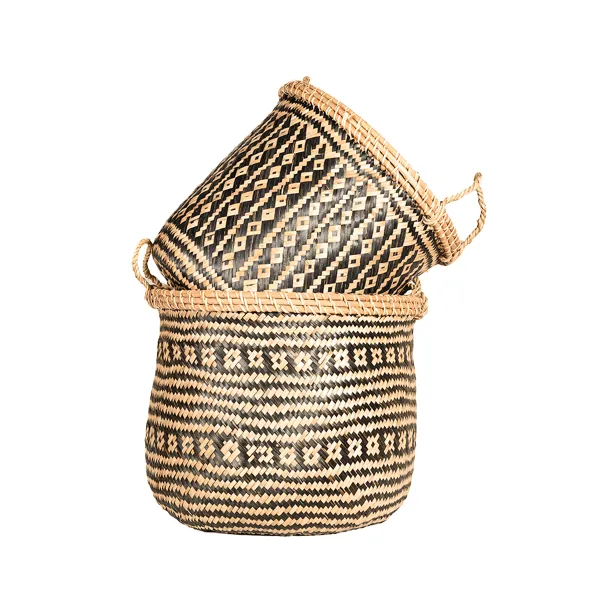 S/2 Canastos Luma Trenzado