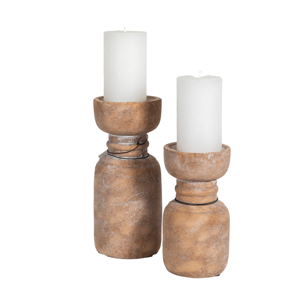 Candelabro Ceramico Tierra