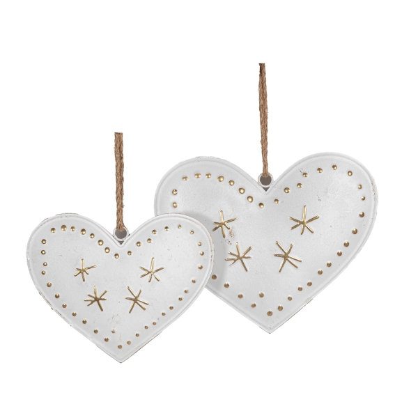 Corazon Blanco De Colgar