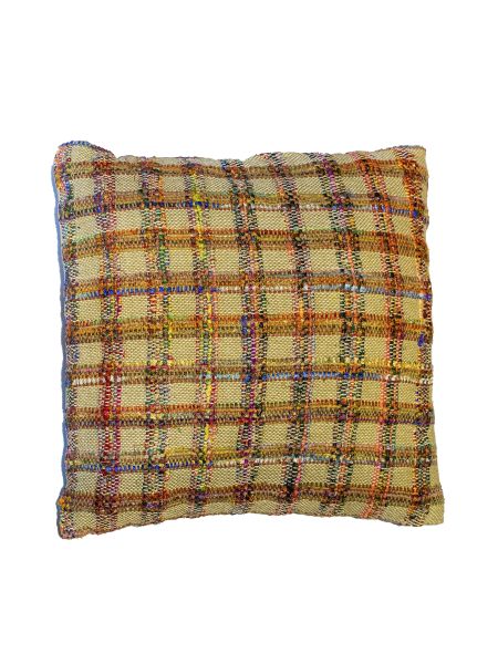 Almohadón arpillera escocés
