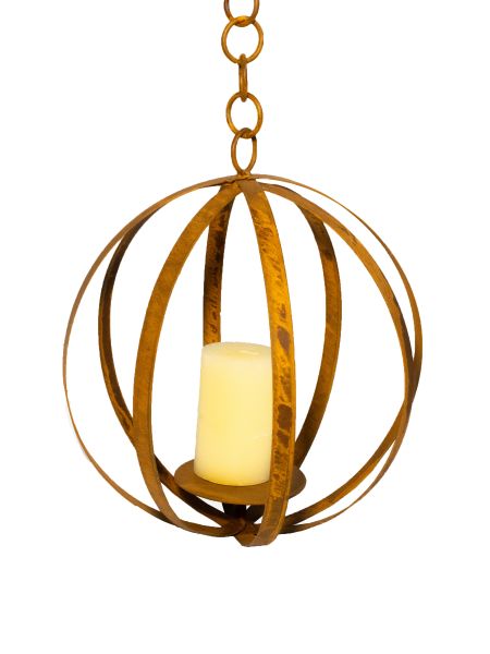 Esfera chapa colgante