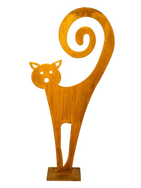 Gato de chapa parado